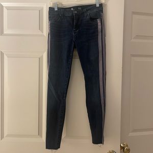 Lavender Striped Jeans